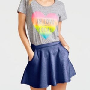 Victoria's Secret sunwashed French terry skater